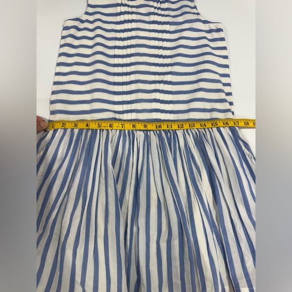 Boden girl Striped Sleeveless Dress with Flared Skirt - Picture 9 of 10
